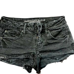 𝅺AMERICAN Eagle Stretch Jean Shorts super Low Shortie